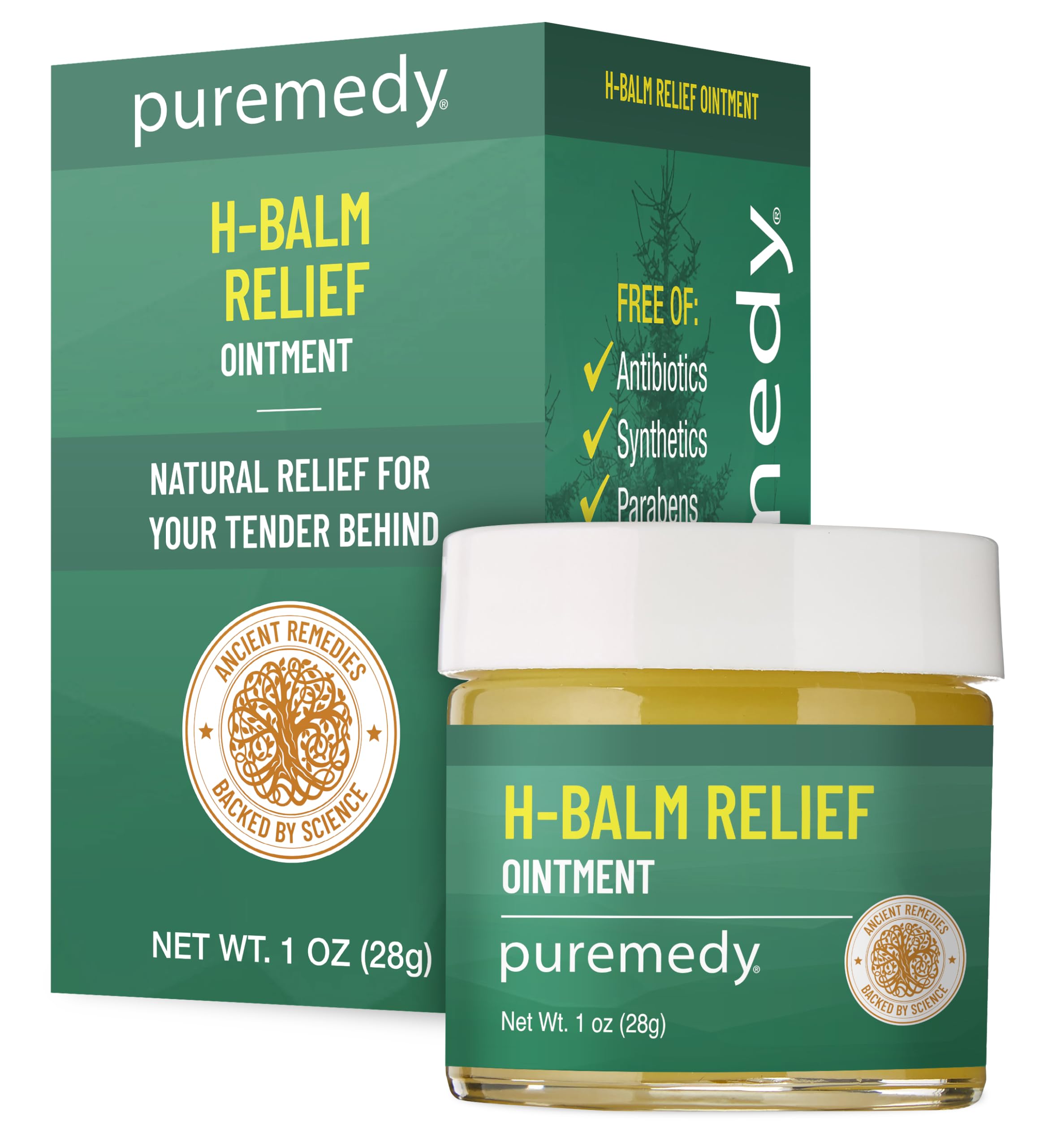 Puremedy alivio-hemorroides: bote pequeño para uso tópico seguro y cómodo.