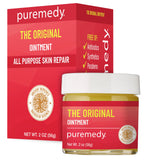 Puremedy ungüento curativo original en botella 2 oz para heridas menores.