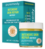Puremedy ungüento reparador de piel intenso en envase de 1 oz para uso diario.