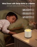 PureNurt temporizador con atenuación gradual para dormir sin sobresaltos.