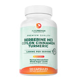 PurePremium Berberina con Ceilán en frasco, apoyo al metabolismo natural.