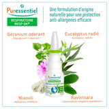 Puressentiel spray nasal hidratante mejora la hidratación de las vías nasales.