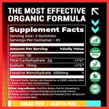PURESTVITS Creatina Gominolas sabor fresa-naranja experiencia sabrosa
