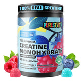 PURESTVITS gominolas creatina monohidrato, empaque práctico para entrenamientos.