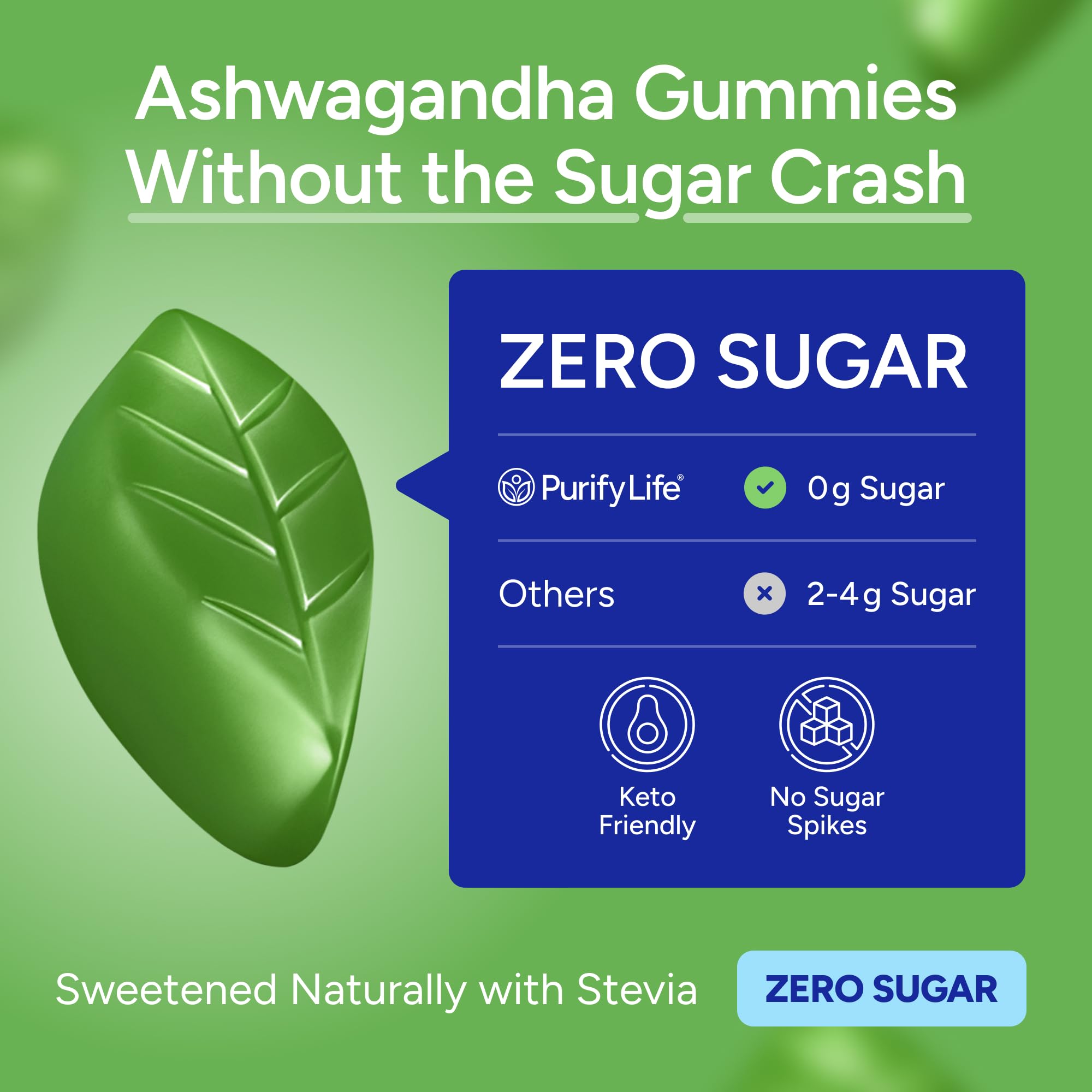 Gomitas veganas Purify Life con ashwagandha promueven relajación y bienestar