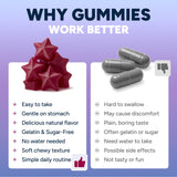Purify Life gomitas resveratrol sin azúcar, probadas en laboratorio en Estados Unidos.