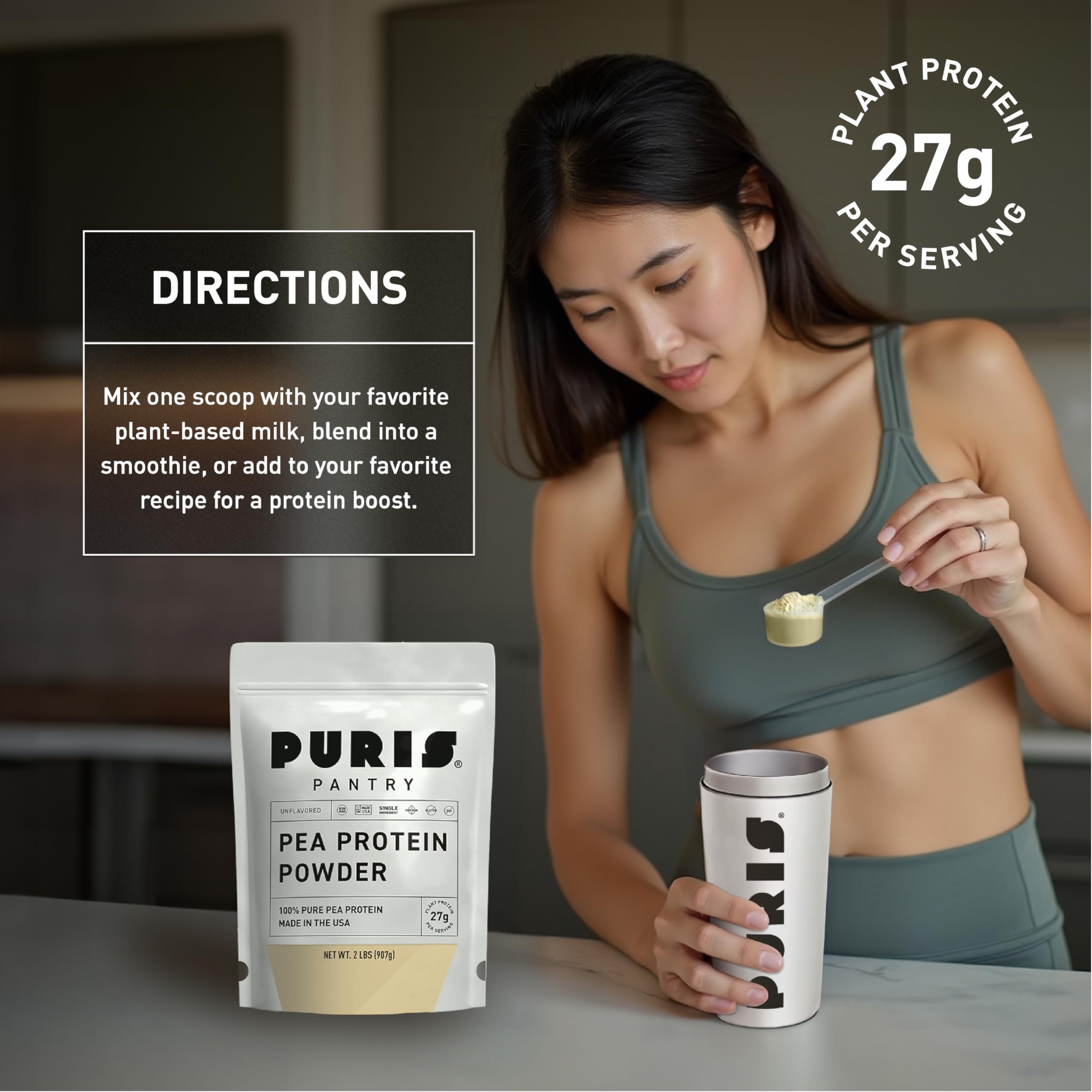 PURIS proteína de guisante: controles de calidad externos para mayor seguridad.