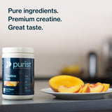 Energía estable para entrenamientos y días activos con Purist Creapure.