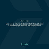 Purist envase compacto, práctico para llevar a cualquier lado.