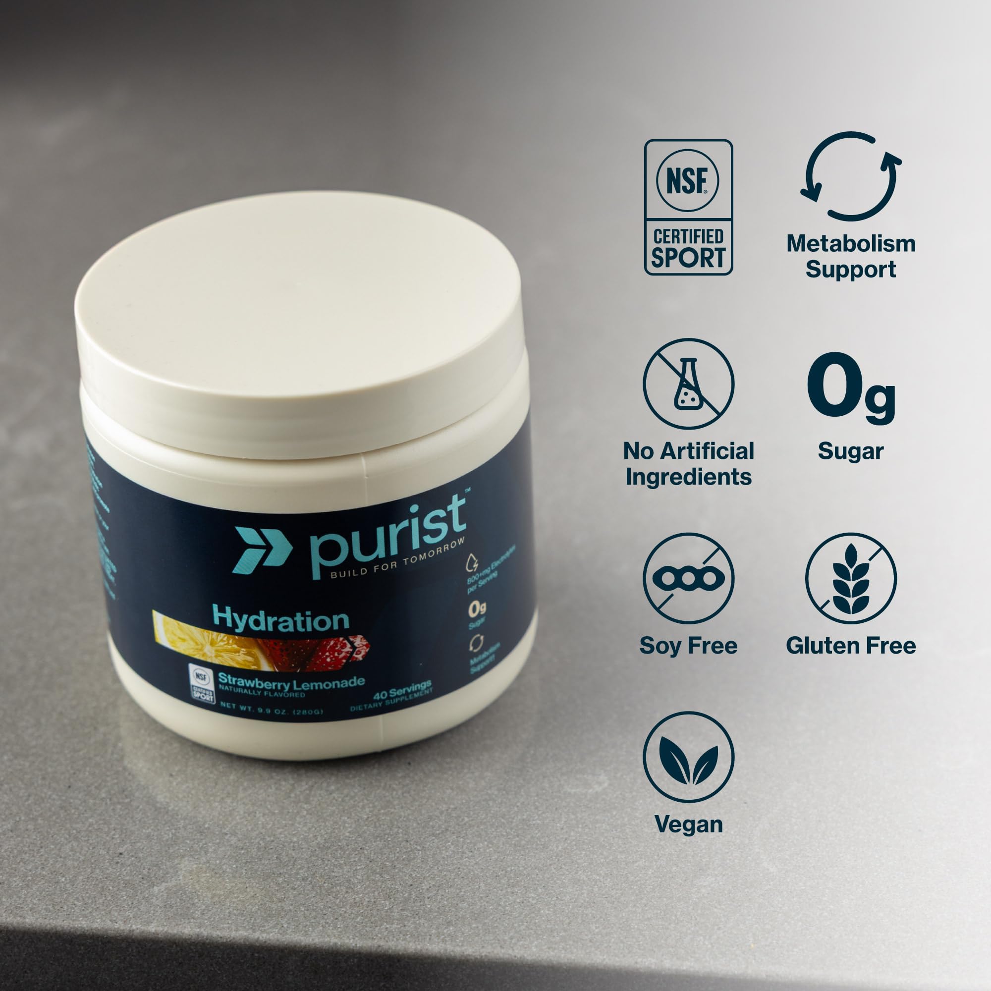 Purist mezcla sin azúcar, ideal para quienes cuidan la dieta.