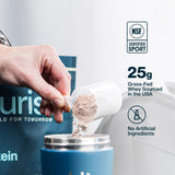 Purist REP Proteína de suero, cacao orgánico y estevia para una formulación transparente.