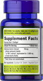 Puritan's Pride ajo 1000 mg botella interior: control de consumo sencillo