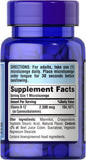 Puritan's Pride Vitamina B-12 2500 mcg, empaque en caja, fácil almacenamiento y consumo.