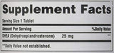 Puritan's Pride DHEA 25 mg, ingredientes vegetarianos para estilo de vida consciente.