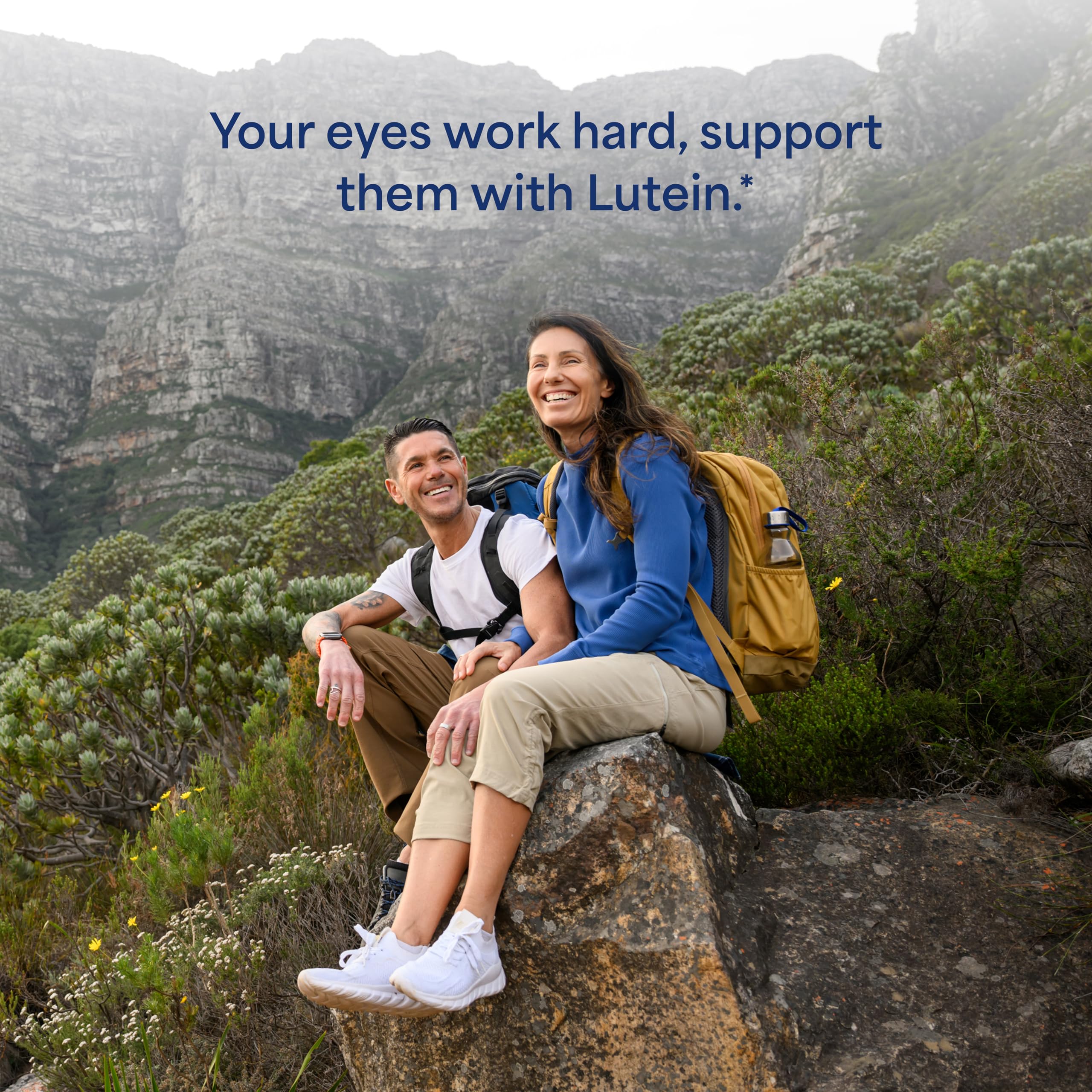 Caja del producto Puritan's Pride Lutigold Lutein en estante para comparar suplementos.