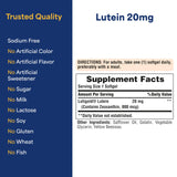 Puritan's Pride Lutigold Lutein enfoque en pantalla para comodidad durante largas sesiones.