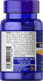 Melatonina Puritan's Pride 12 mg, dosis alta para descansar mejor.