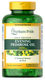 Puritan's Pride aceite de onagra 1300 mg en cápsulas blandas, ideal para apoyo al bienestar general