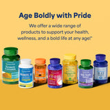 Puritan's Pride Prebióticos, embalaje variante, práctico para llevar a cualquier lugar.