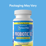 Puritan's Pride Probiotic 10 - cápsula única para soporte inmunitario y regularidad intestinal.
