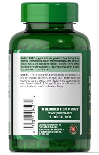 Puritan's Pride Triple Magnesium Aspartato cápsulas: fomenta la salud muscular.