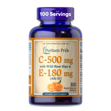 Puritan's Pride Vitamina C con escaramujos de rosa, cápsula blanda para uso diario