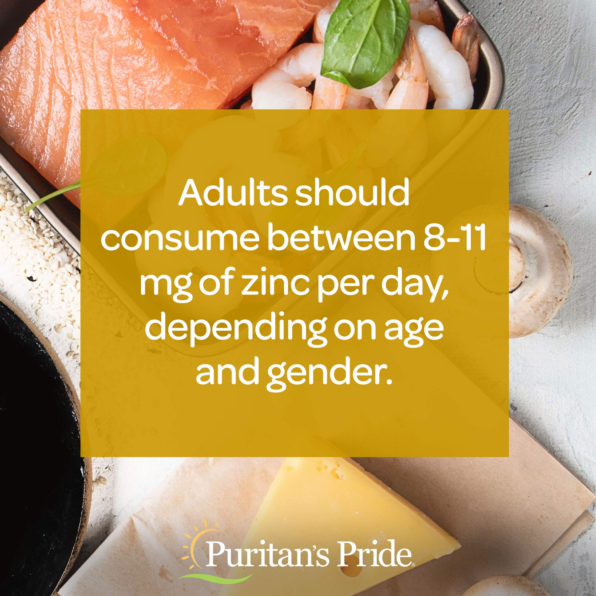 Puritan's Pride Zinc 25 mg, ingredientes vegetarianos, opción para vegetarianos.