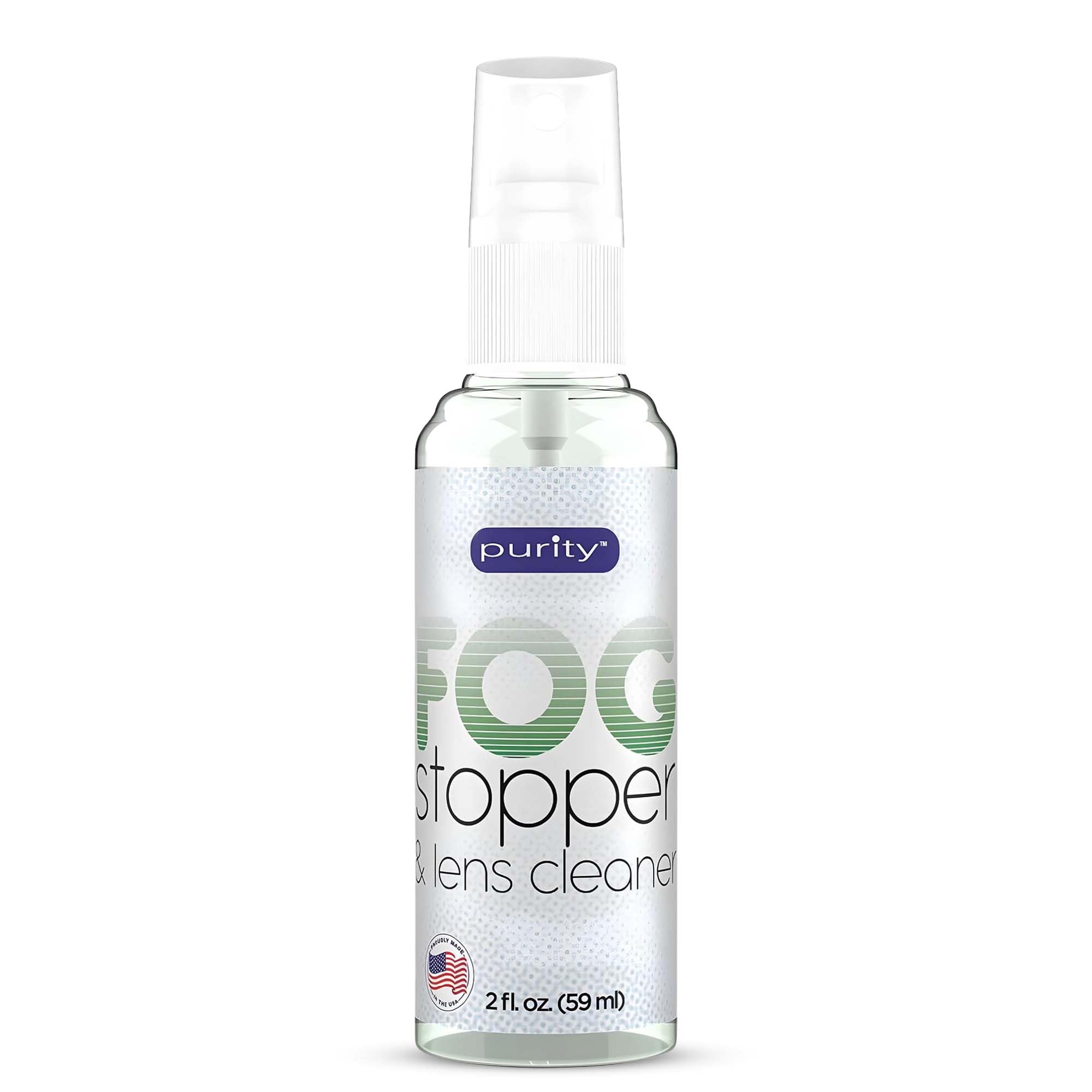 Purity Fog Stopper aplicado en lentes para evitar niebla y mejorar la visibilidad