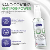 Purity Fog Stopper en gafas para visión clara en entornos fríos o con máscara