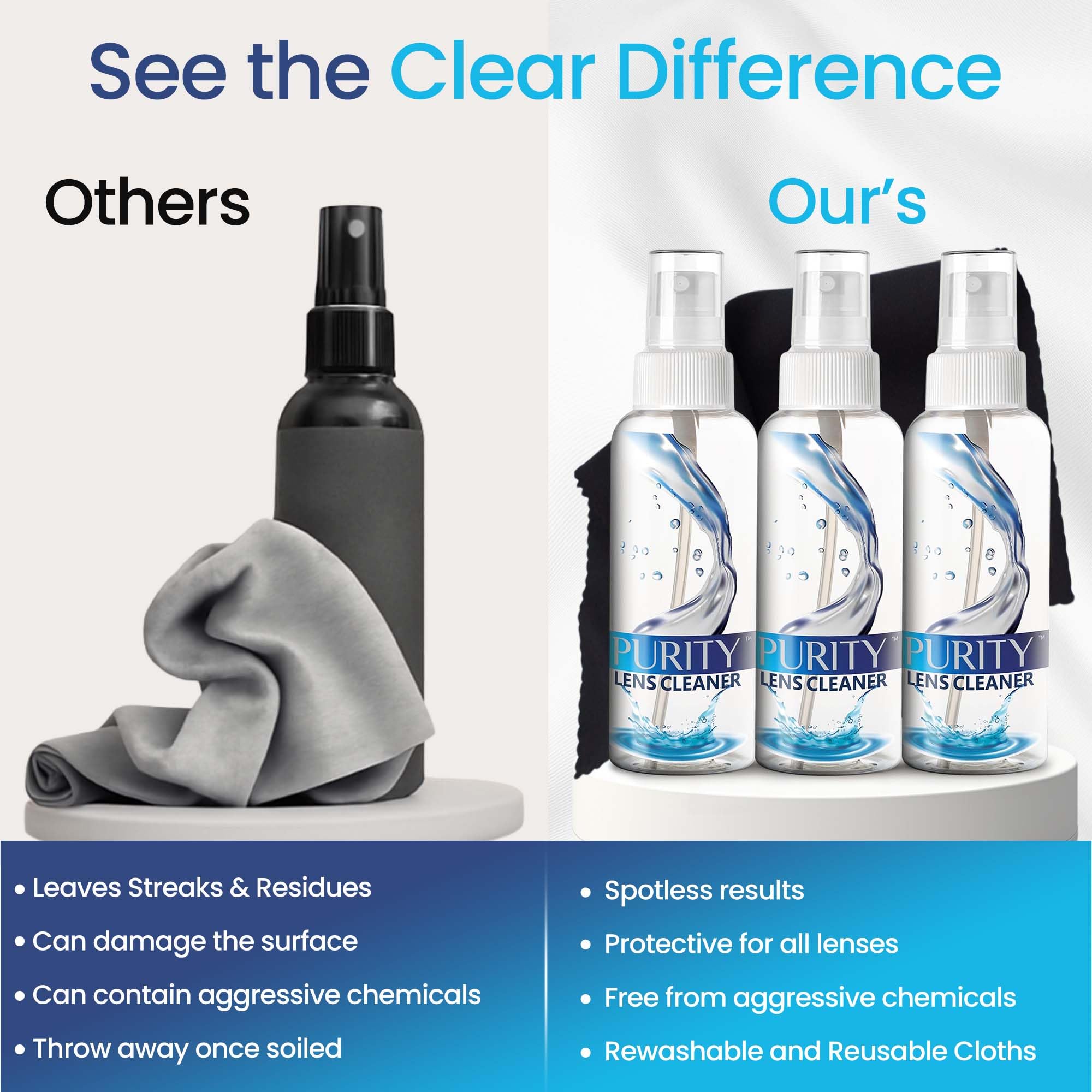 Purity Limpiador fórmula de pH neutro para limpieza segura
