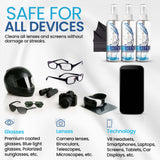 Purity Lens Cleaner uso diario en anteojos para claridad diaria
