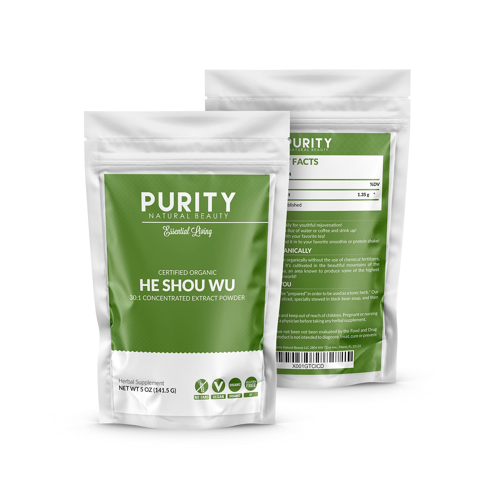 Purity Natural Beauty Rutina diaria para balance hormonal y energía