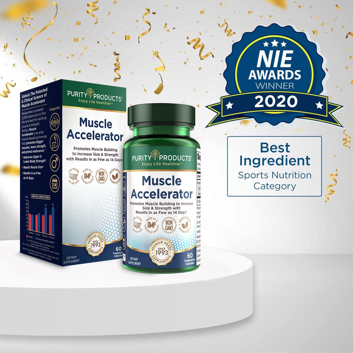 Imagen de entrenamiento con Purity Acelerador Muscular, uso durante sesiones intensas.