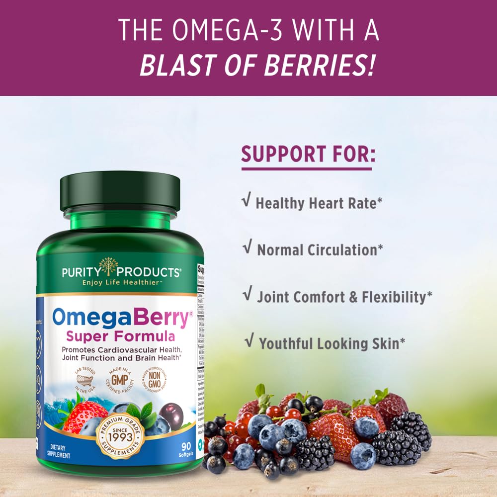 Purity Products OmegaBerry aceite de Omega-3 de alta pureza