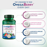 Purity Products OmegaBerry mezcla de bayas orgánicas para sabor intenso