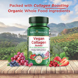 Purity Products Vegan Collagen Builder, ingredientes clave: silice y luteína.