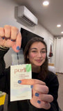 Purli tira blanqueamiento coco, textura suave en cada aplicación.