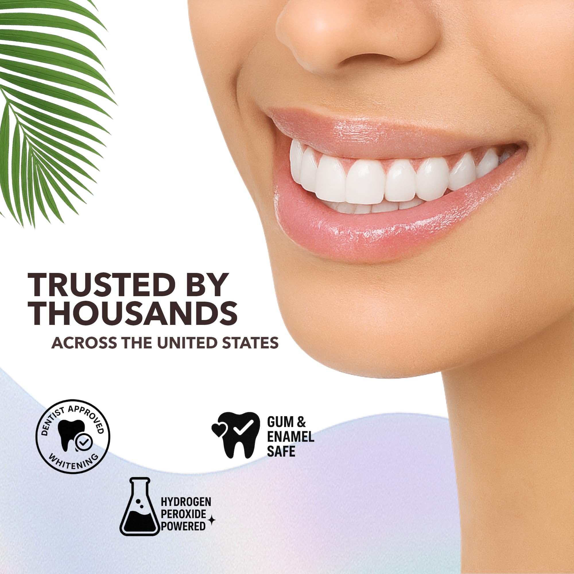 Purli tiras blanqueamiento dientes 9 días, uso diario sencillo para dientes más brillantes.