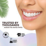 Purli tiras blanqueamiento dientes 9 días, uso diario sencillo para dientes más brillantes.