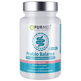 Purmeo Probióticos Digestivos Lab4 en botella para uso diario.