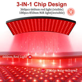 Puroth panel de luz roja 11x14 para cuerpo entero, bienestar en casa.