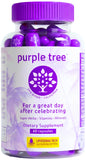 Purple Tree Post-Celebración: botella lista para apoyar hidratación tras fiestas.
