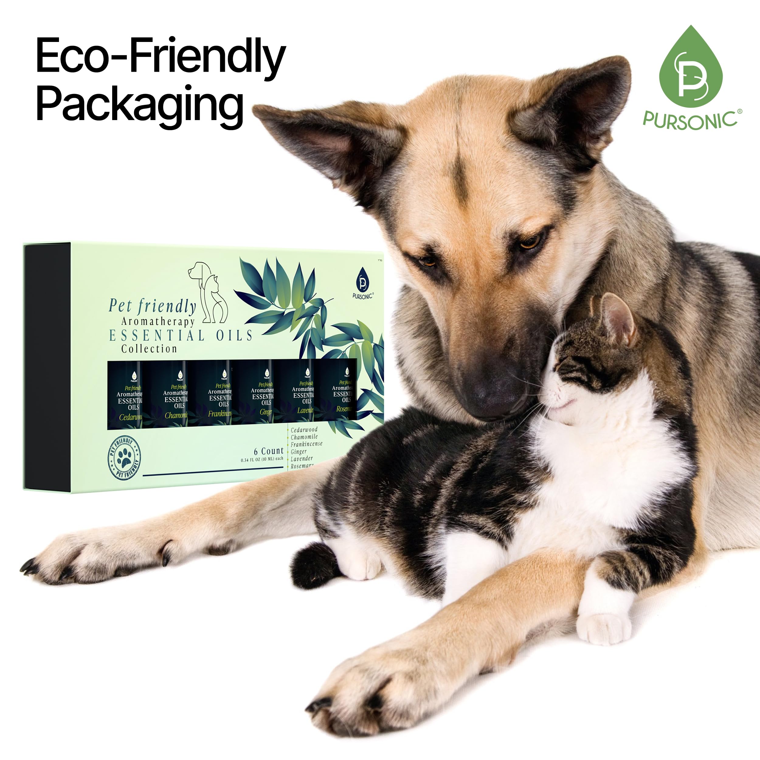 Pursonic jengibre, aceite para mascotas, opción estimulante para confort diario.