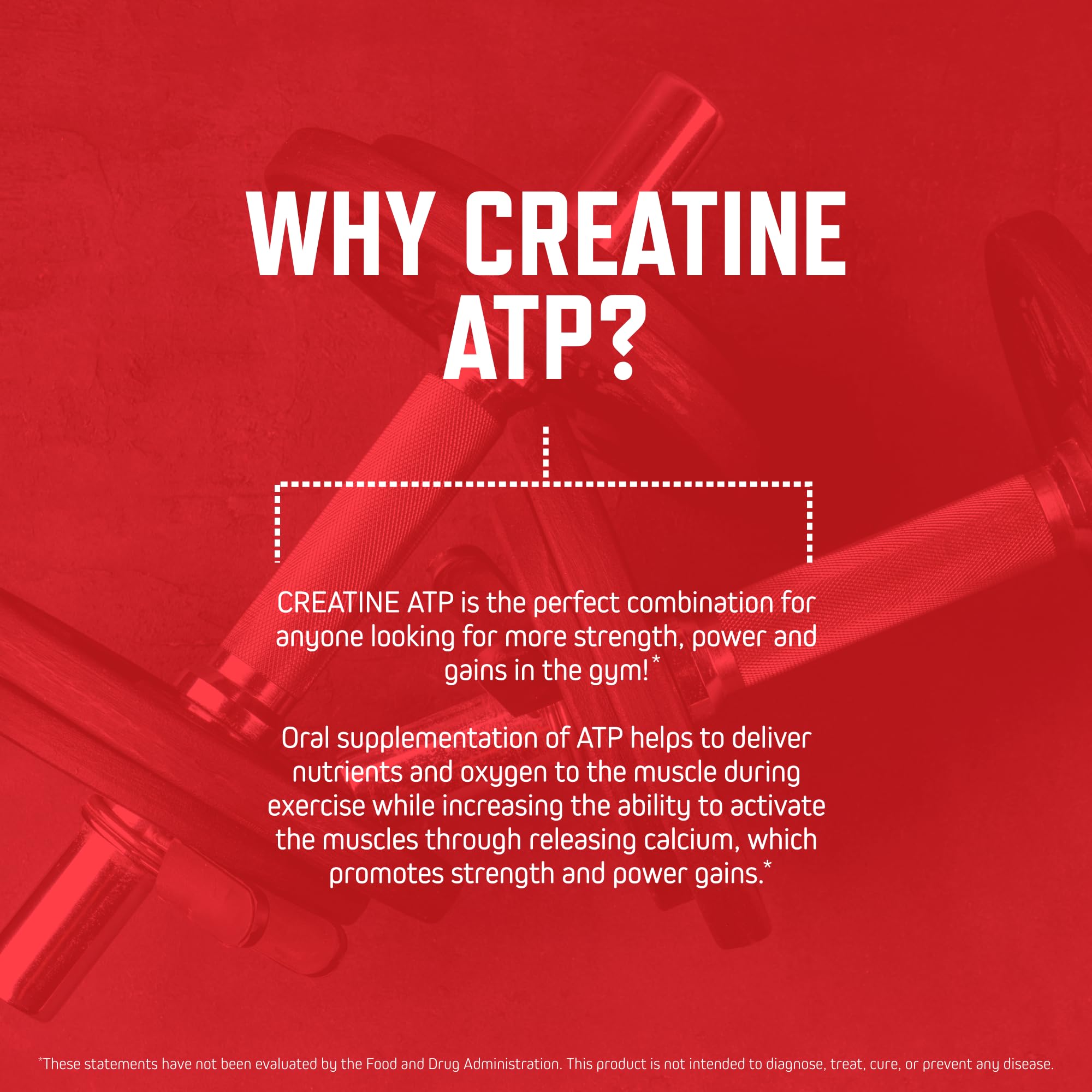 Purus Labs Creatine ATP dosis diaria, apoyo a la resistencia.
