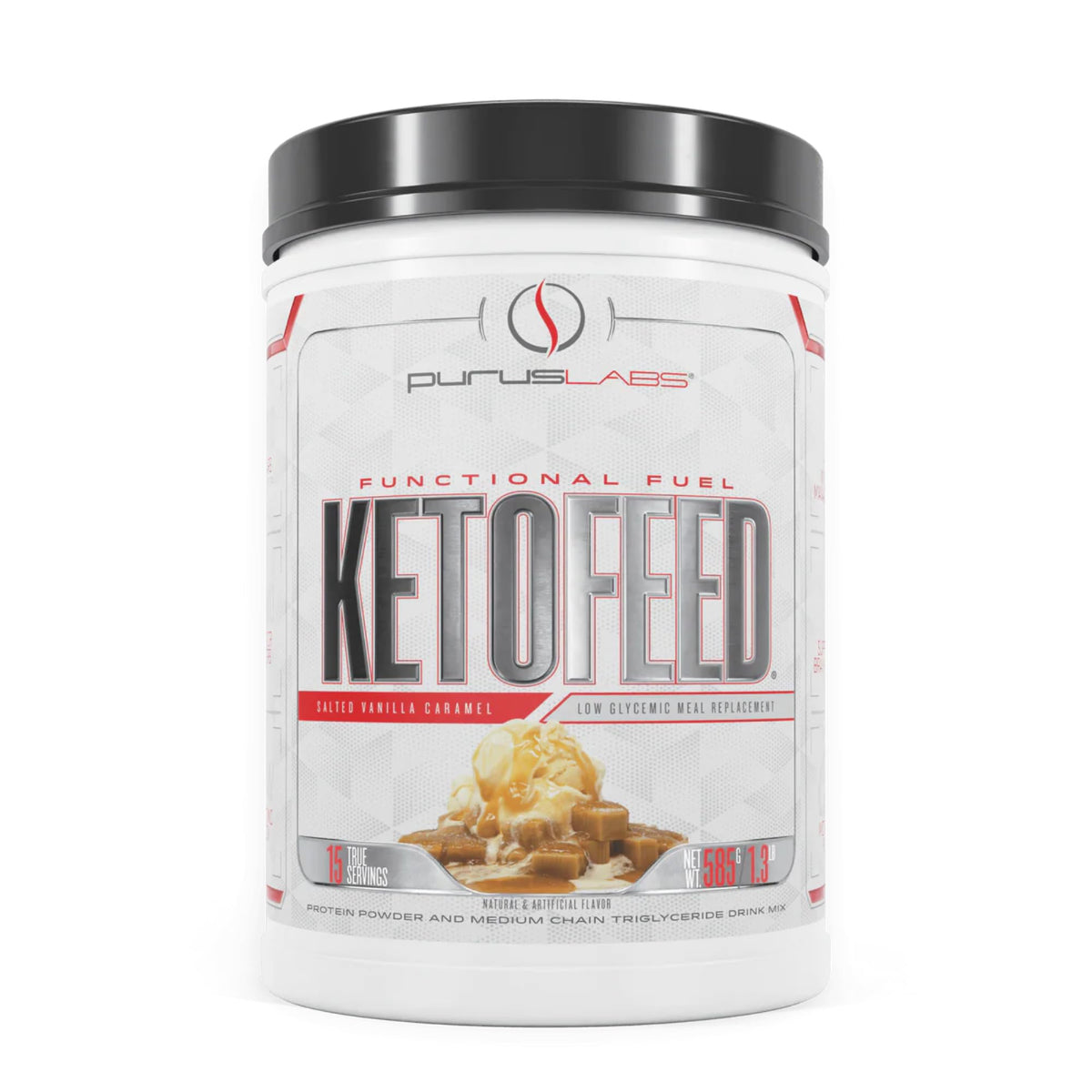 Purus Labs KetoFeed Proteína whey 20 g para recuperación tras entreno