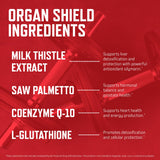Purus Labs Organ Shield extracto cardo-mariano para una rutina antioxidante