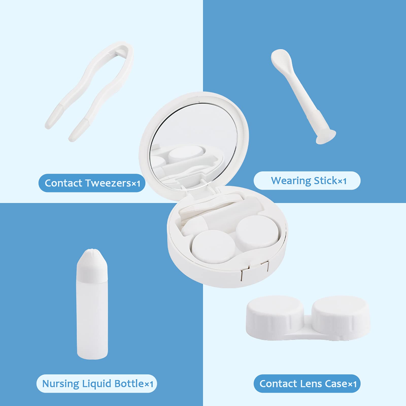 PutDiDi accesorios incluidos para cuidar tus lentes en cualquier lugar.