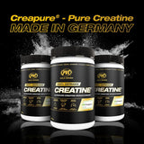 PVL Creapure creatina monohidrato con cucharilla medidora para porciones precisas