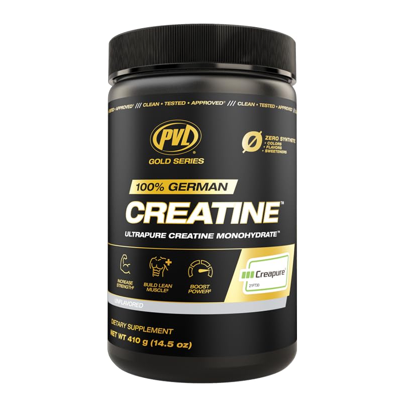 PVL Creapure en envase 410 g para entrenamiento de fuerza