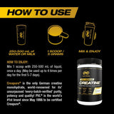 PVL Creapure creatina monohidrato uso preentrenamiento para energía